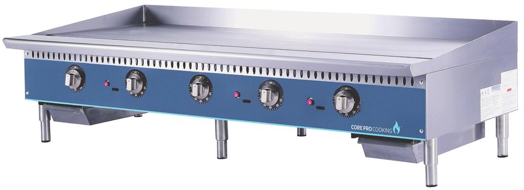 every 6,temperature control every 12 Standard with Natural gas, LP conversion kit included Unit
