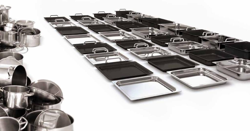 convenience in the kitchen. Unlike most cooking pots, Rieber thermoplates cookware is not just made from stainless steel, but from an energy-efficient multilayer material.