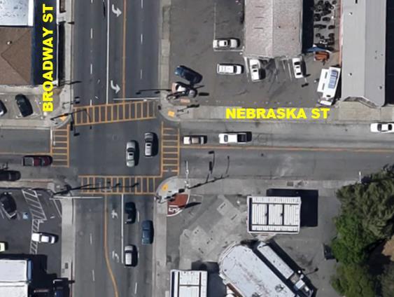 3.9 NEEDED INTERSECTION MITIGATIONS A total of five (5) intersections met the City s criteria for mitigation. These intersections included the following locations: Int. #1: Nebraska St. at.