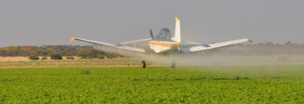 Figure 4: The photo shot during crop spraying before the accident.