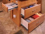 Utensil Drawer - All Models 3. Two Pots and Pans Drawers - Most Models 4. Large Counter Extension 5.