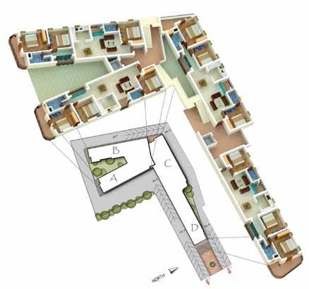 Typical Floor Plan Residential 3 BHK Unit Plan Chargeable Area- 1520 sq.