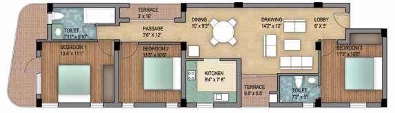 layout plans, dimensions and specifications may change as decided by