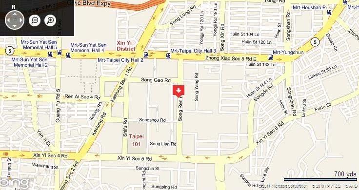 Location Map The hotel is located in the