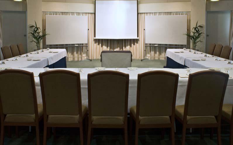 Conference Rooms The Steeple Conference Centre offers four well-appointed rooms, all air-conditioned with optimum flexibility in terms of style, seating arrangements and presentation facilities.