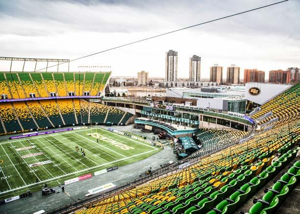 COMMONWEALTH STADIUM LOCATION & ADAPTABILITY Situated on the edge of downtown Edmonton, Commonwealth Stadium s central location is ideal for spectators from any part of the city and capital region.