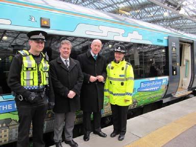 The team started the primary schools education programme, Rail Reps last year and through hard work and commitment from officers and teachers by March 2015 a total of 26 schools 12 in Borders and 14