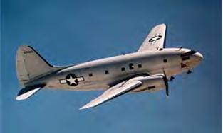 It was instead used as a military transport during World War II by the United States Army Air Forces as well as the U.S. Navy/Marine Corps under the designation R5C.