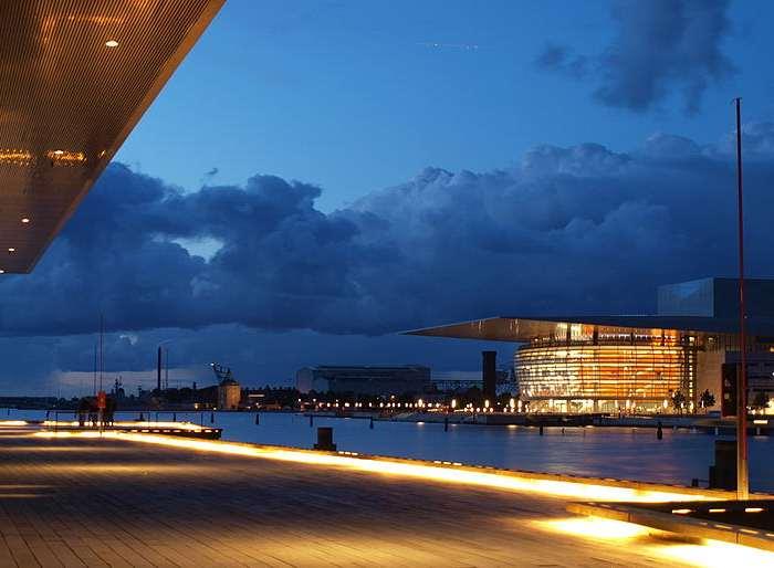 The Copenhagen Opera House (in Danish usually called Operaen) that opened in 2005 and is designed by