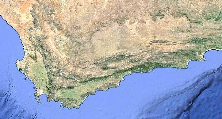 precise definition of its extent (from world heritage nomination dossier, 2004) Google Earth satellite image of the Cape