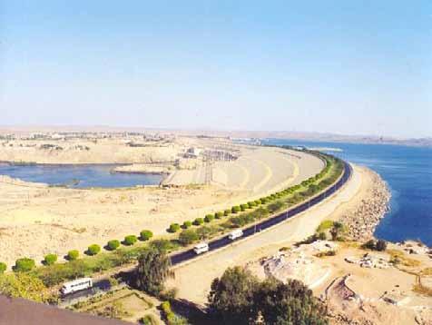 1970 High Aswan Dam Storage capacity: Residence time: Finance: Control: