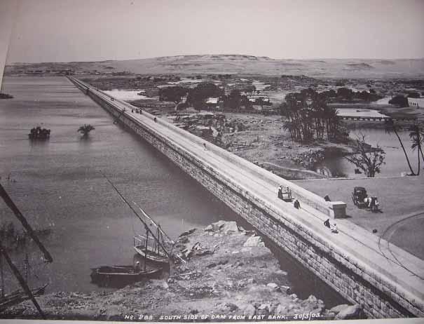 1902 Old Aswan Dam Storage capacity: 1BCM (heightened