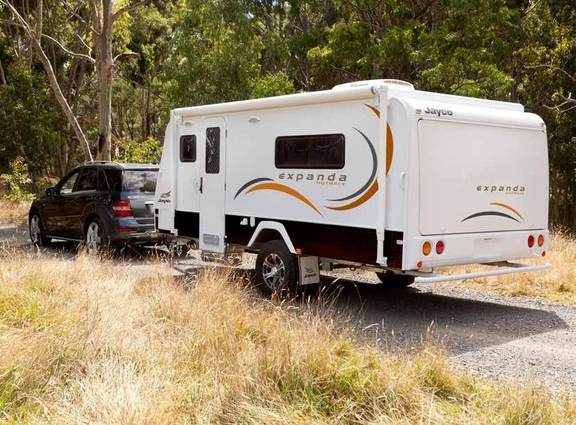 THE JAYCO OUTBACK RANGE... GET OFF THE BEATEN TRACK OK, you re an explorer by nature a spirit of adventure bigger than most.