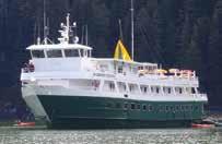 Wilderness Discoverer 76 Guests / 26 Crew / 38 Cabins / Length 176 Loaded with amenities, the three accessible decks of the Wilderness Discoverer are fully equipped for comfort and action.