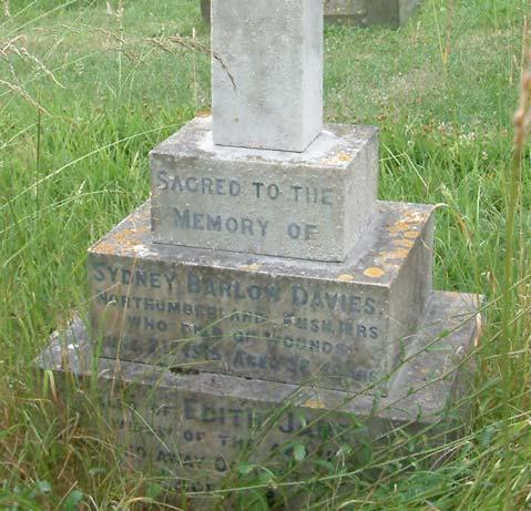 Buried nearby in the Bethersden (St Margaret) Churchyard, Bethersden, Kent. Grave reference North East of church.