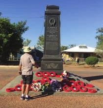 Visitors from as far away as Katherine in the Northern Territory, Brisbane and Nambour in Queensland lent their support to the dedicated early risers for this most moving of all ceremonies.