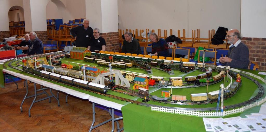 O gauge layout by Bryan Pentland which included trains from Russia, Hungary and the Czech Republic.