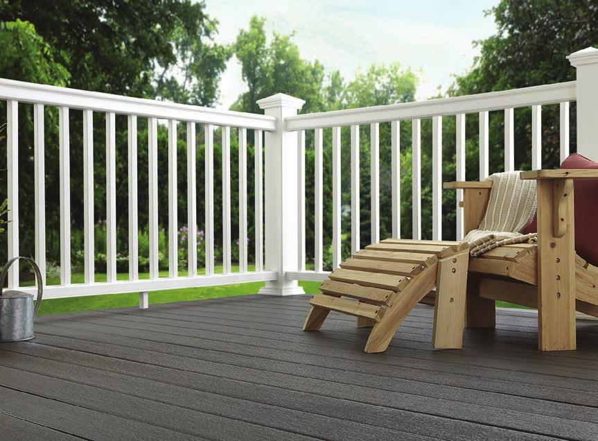 A high-performance, eco-friendly wood alternative, Fiberon decking offers the warmth and
