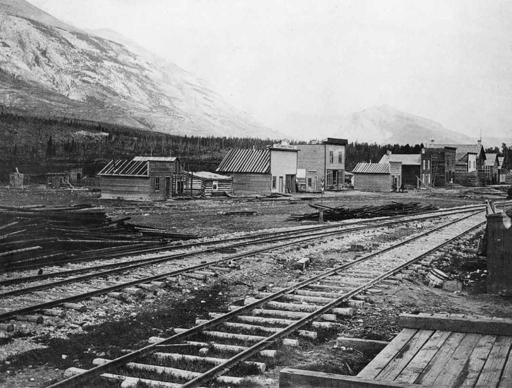 Banff Railway Station The original Banff Railway Station (above) as it looked in 1888, the year that the