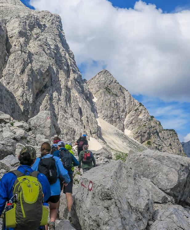 highlights Spend 5 days hiking hut to hut through the alpine peaks and passes of the rugged Julian Alps in Triglav National Park.