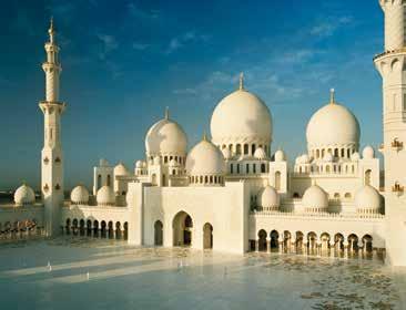 4 HOUR STAY Sheikh Zayed Grand Mosque On the nearby beachfront, you ll find an array of exquisite hotels where culinary delights await to while away the hours.