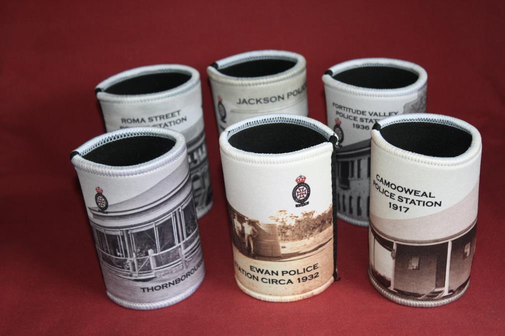 Stubby Coolers The FQPM commemorative historic police station (set of 6) series of stubby coolers are available for purchase. Set of 6 are now $24.00 per set (postage is $9.00 anywhere in Australia).
