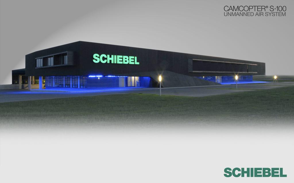 2 / 14 About Schiebel: Founded in 1951, the Austria-based company focuses on the development, production and assembly of mine detection equipment and the CAMCOPTER S-100 Remotely Piloted Aircraft