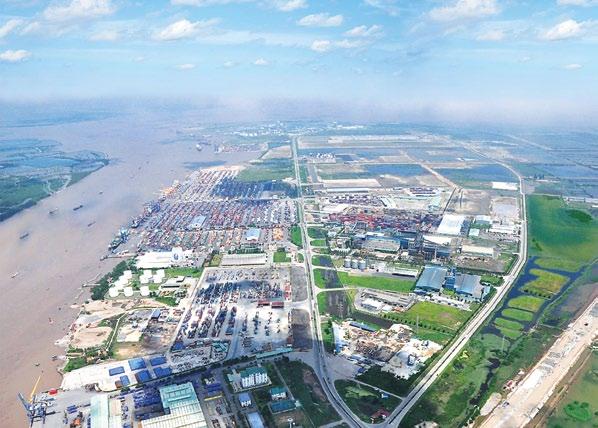 The Dinh Vu Industrial Zone is situated just one hour along the new Hanoi Haiphong Expressway which itself is a major feat of engineering, passing through and above some of Vietnam s most picturesque