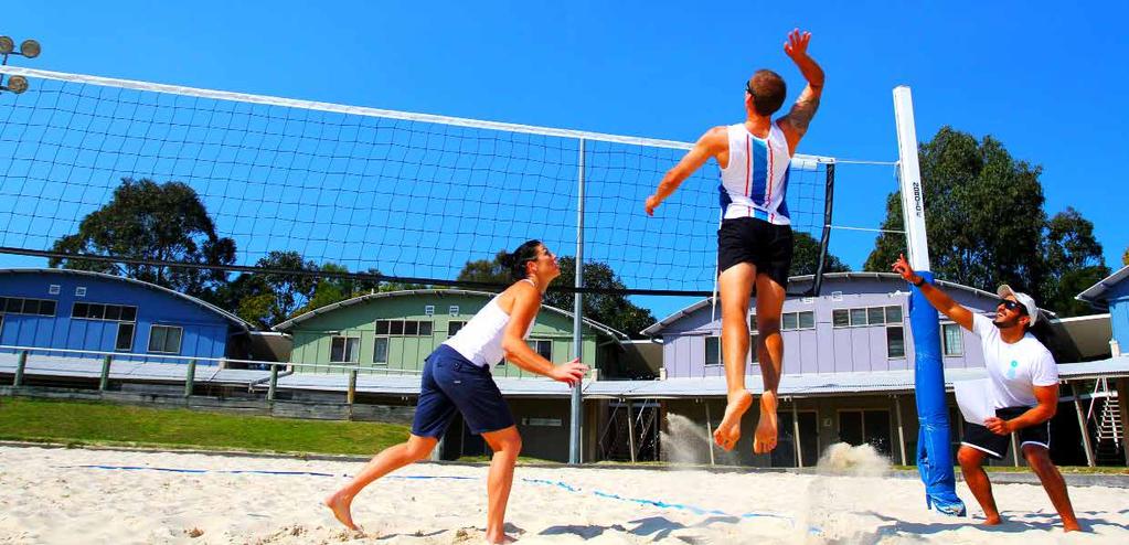 Training and Competition Facilities Beach Volleyball Courts The Sports Super Centre has two internationally accredited beach volleyball courts.