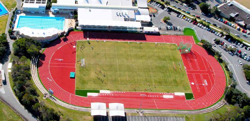 Training and Competition Facilities Accredited Athletics Track and Field The Sports Super Centre has a brand new International Association of Athletics Federations (IAAF)-accredited athletics track