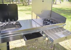 COMFORT Slide-Out Stainless Steel SMEV Kitchen
