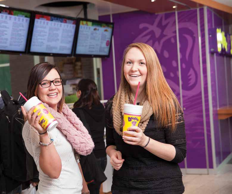 WHERE TO EAT COMMON MARKET South Lobby FRESH EXPRESS U122 BYTES HP Centre BOOSTER JUICE HP Centre BISTRO!