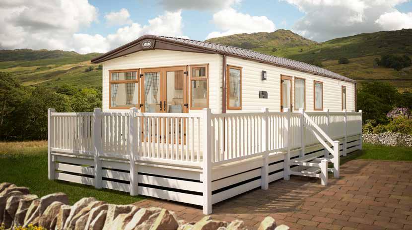 ABI Elan 33 x 12-2 Bedroom The ABI Elan at Freshwater Beach Holiday Park in Dorset really is a retreat that will transport you to a whole new world of rustic luxury.