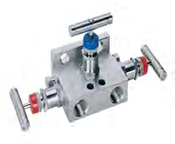 (54mm) centers and one equalizer valve