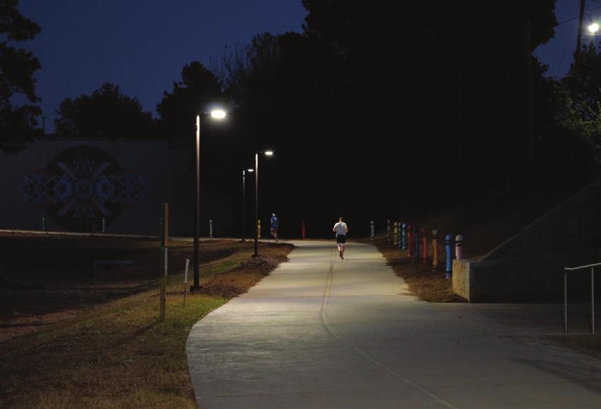 Today, the Atlanta BeltLine s network of trails in southwest Atlanta connects multiple schools, neighborhoods, parks, and the Kroger Citi-Center to one another.