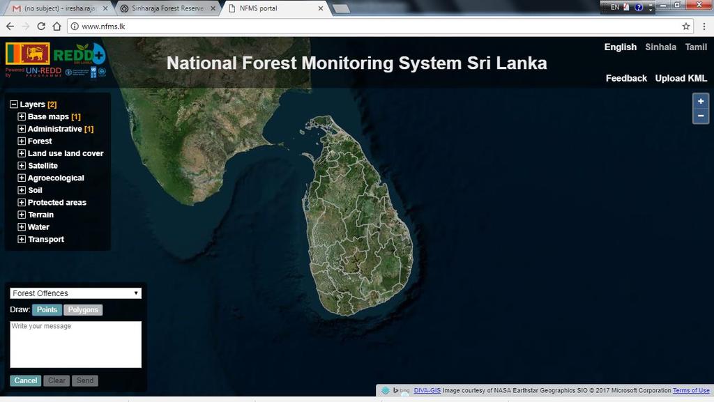 National Forest Monitoring System Sri