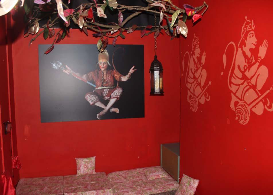 Hanuman: This room is based on Hanuman, the Hindu monkey god.