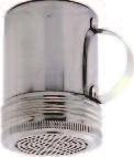 63 Stainless Steel Box Grater 42229 22.9cm/9" 3.22 4.19 8002 8003 Stainless Steel Shakers 7 (Ø) x 9.