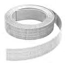 May be 200 or 300 series SS, typically non-magnetic. Application Tools: C00189, C00369, C07569, C08569, and C40099. Giant Band Valu-strap Galvanized Carbon Steel Band Utilized mainly for low cost.