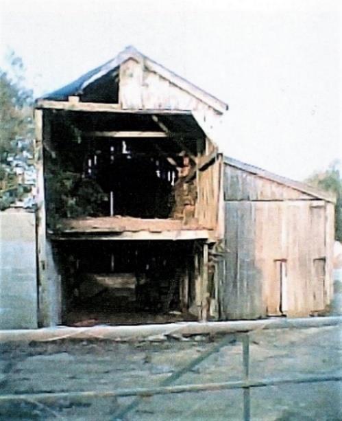 16) WOODFALLS CROSS SHEDS FOR BUSES Wilts & Dorset Bus Company built 2 sheds to house