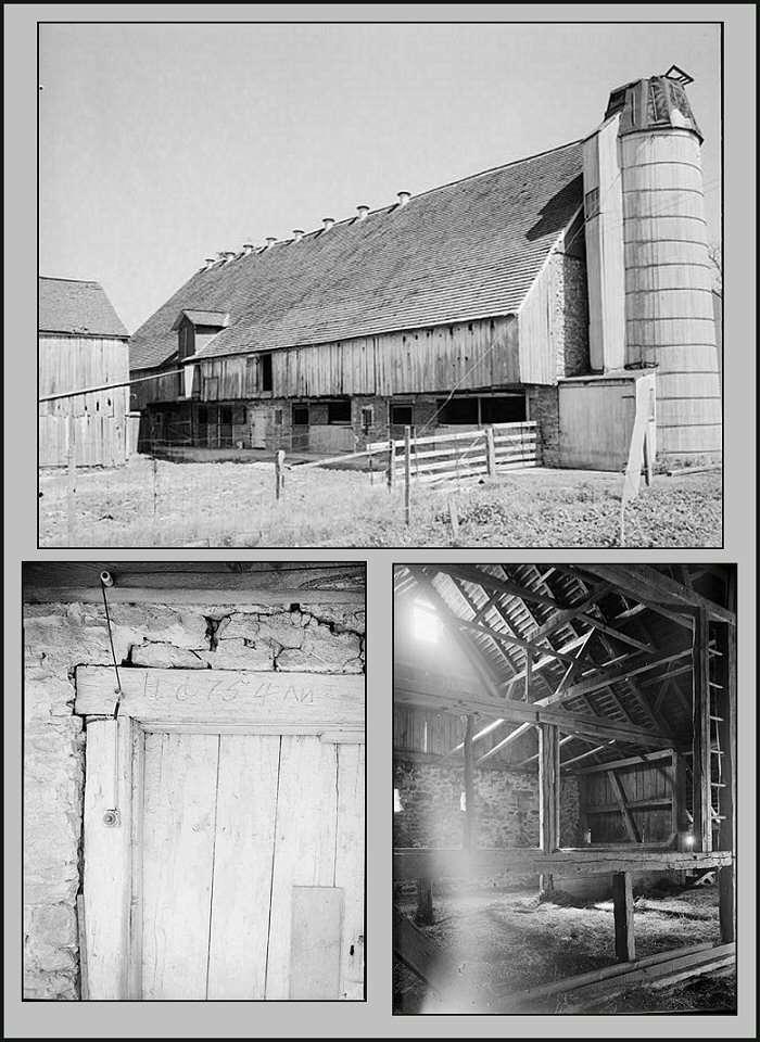 Photos of the Long Barn in 1941, by the Historic