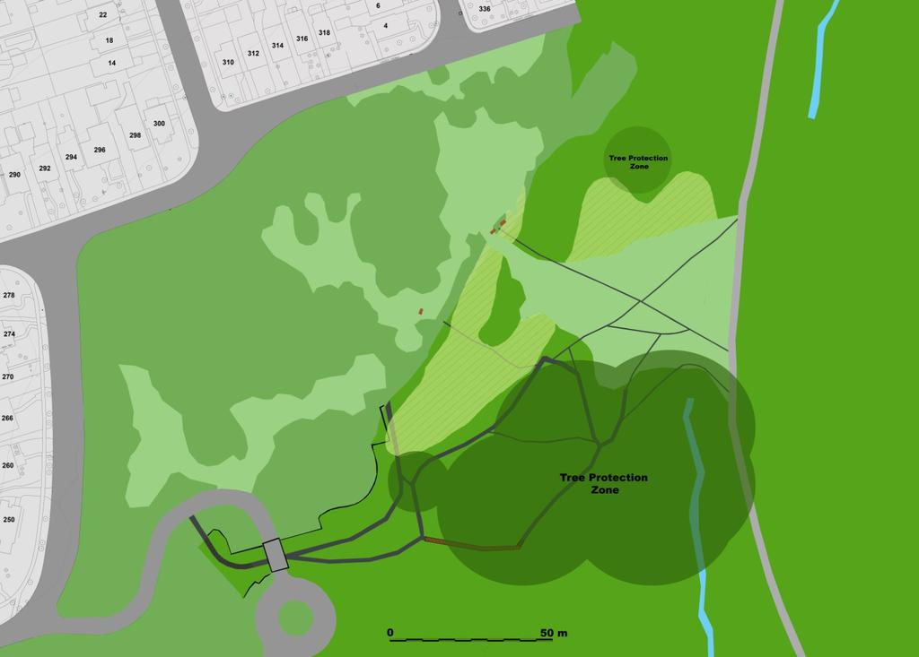 Context Map Chorley Park as it