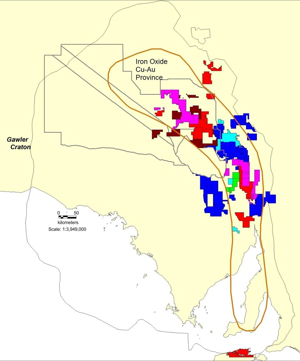 Gawler Craton State of Play IOCG Province BHP Billiton Still largest landholder within Olympic IOCG Province. Very quiet on the exploration front.