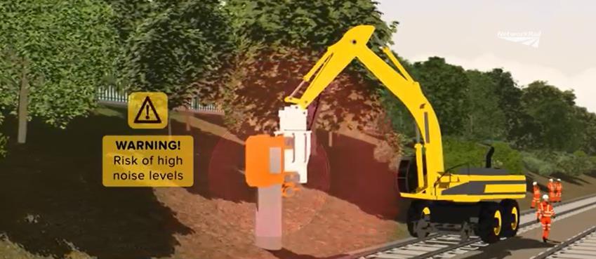 We are continuing to publicise our electrification video which explains the piling process: Electrifying the Railway: Piling