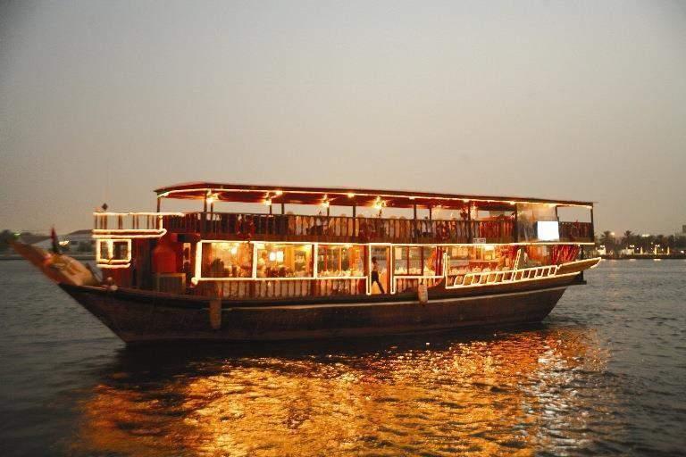 CREEK DHOW CRUISE - SIC US$22 Per Adult US$20 Per Child INCLUSIVE: o Based on Seat in Coach Basis. o Pick up transfer from Dubai Hotel between 7 to 8 pm.