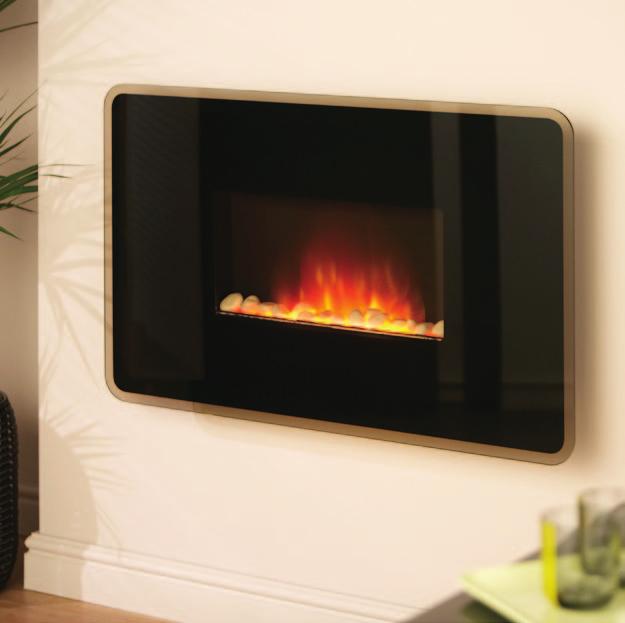 Liberty Electric Fire 5823D120 W Its single piece fascia features a subtle edge design and curved corners that gently soften