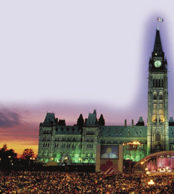 CHAPTER 8 Building Canada Every year on July 1, Canada celebrates its birthday. On Parliament Hill in Ottawa, there is a concert and a huge fireworks display. Why July 1?