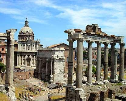 Greek (columns) styles Like Greek agoras, Roman