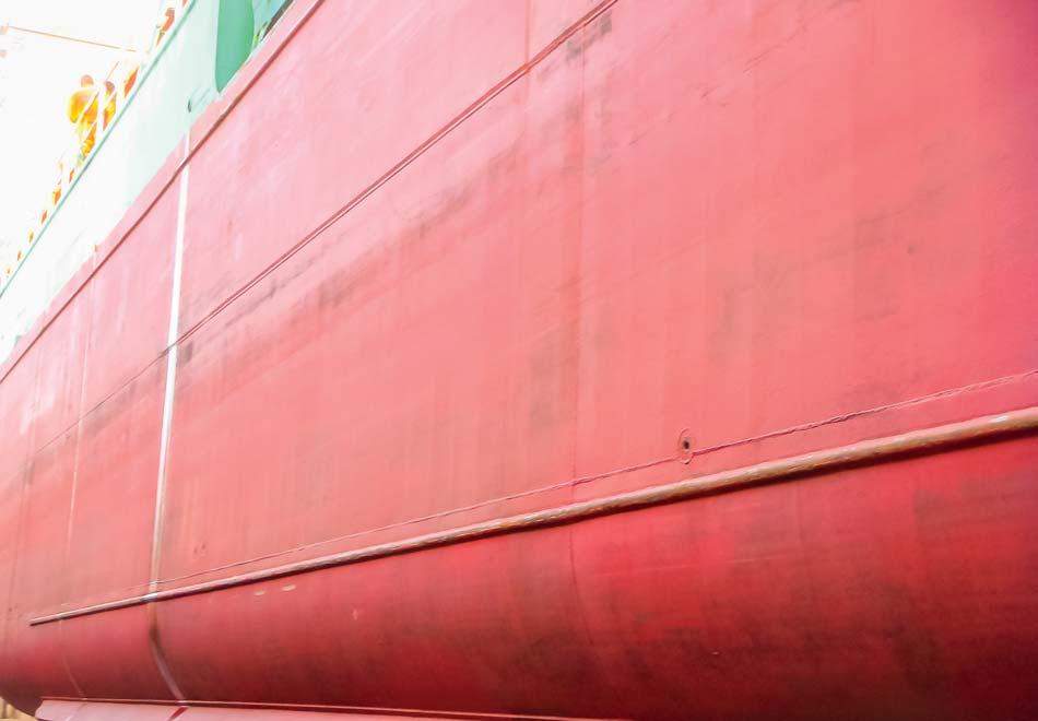 Ecospeed will last the life of the ship without the need for any major repair or full replacement of the coating.