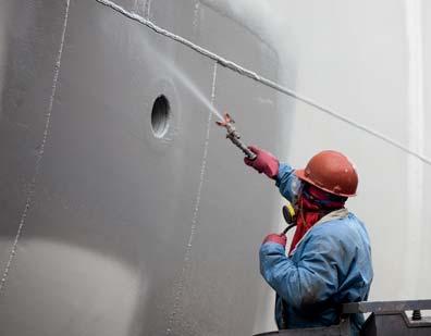 This can be an important point in deciding which coating to apply to a ship.
